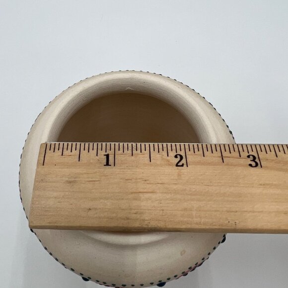 Ceramic project small ginger jar Mandela pattern dots - Picture 14 of 14